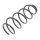 Suspension Spring front axle coil spring KYB IAM-Expertise for MAZDA 2