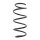 Suspension Spring front axle coil spring Ø 157 mm KYB for e.g. MB C-CLASS
