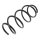 Suspension Spring front axle coil spring Ø 157 mm KYB for e.g. MB C-CLASS