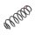 Suspension Spring rear axle coil spring Ø 125 mm KYB for VOLVO 440 and others
