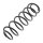 Suspension Spring rear axle coil spring Ø 108 mm KYB for e.g. FORD FIESTA