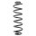 Suspension Spring rear axle coil spring Ø 111 mm KYB for e.g. SKODA OCTAVIA