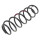 Fahrwerksfeder Hinterachse Schraubenfeder Ø 103 mm KYB für u.a. VW POLO