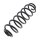 Suspension Spring rear axle coil spring Ø 113 mm KYB for e.g. VW TOURAN