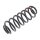 Suspension Spring rear axle coil spring Ø 117 mm KYB for BMW 5 Series