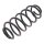 Suspension Spring rear axle coil spring Ø 130 mm KYB for TOYOTA YARIS