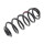 Suspension Spring rear axle coil spring Ø 112 mm KYB for SEAT LEON