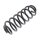 Suspension Spring rear axle coil spring Ø 116 mm KYB for e.g. AUDI A3