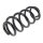 Suspension Spring rear axle coil spring KYB suitable for e.g. AUDI TT
