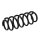 Suspension Spring rear axle coil spring Ø 112 mm KYB for PEUGEOT 308 and others