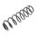 Suspension Spring rear axle coil spring Ø 99 mm KYB for SKODA FABIA