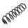 Suspension Spring rear axle coil spring Ø 116 mm KYB for e.g. SKODA OCTAVIA