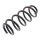 Suspension Spring rear axle coil spring Ø 127 mm KYB for TOYOTA RAV