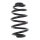 Suspension Spring rear axle coil spring Ø 133 mm KYB for AUDI A4