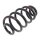 Suspension Spring rear axle coil spring Ø 133 mm KYB for AUDI A4