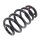 Suspension Spring rear axle coil spring Ø 132 mm KYB for e.g. AUDI A4