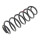 Suspension Spring rear axle coil spring Ø 111 mm KYB for AUDI TT