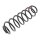 Suspension Spring rear axle coil spring Ø 103 mm KYB for AUDI A2