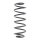 Fahrwerksfeder Hinterachse Schraubenfeder Ø 121 mm KYB für MITSUBISHI COLT