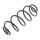 Fahrwerksfeder Hinterachse Schraubenfeder Ø 120 mm KYB für CITROËN C2