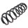 Suspension Spring rear axle coil spring Ø 116 mm KYB for SEAT TOLEDO