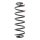 Suspension Spring rear axle coil spring Ø 116 mm KYB for e.g. VW EOS
