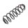 Suspension Spring rear axle coil spring Ø 116 mm KYB for e.g. VW EOS
