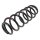 Suspension Spring rear axle coil spring Ø 118 mm KYB for e.g. VW TIGUAN