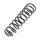 Suspension Spring front axle coil spring Ø 118 mm KYB for e.g. ALFA ROMEO 156