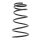 Suspension Spring rear axle coil spring Ø 170 mm KYB for e.g. MAZDA 626