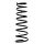 Suspension Spring rear axle coil spring Ø 140 mm KYB for TOYOTA CARINA