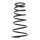 Suspension Spring rear axle coil spring Ø 170 mm KYB for TOYOTA CAMRY