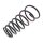 Suspension Spring rear axle coil spring Ø 170 mm KYB for TOYOTA CAMRY