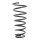 Suspension Spring rear axle coil spring Ø 160 mm KYB for HYUNDAI MATRIX