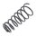 Suspension Spring rear axle coil spring Ø 160 mm KYB for HYUNDAI MATRIX