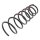 Suspension Spring rear axle coil spring KYB suitable for MAZDA PREMACY