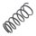 Suspension Spring Rear Axle Ø 141 mm KYB for TOYOTA COROLLA and others