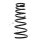 Suspension Spring rear axle coil spring Ø 172 mm KYB for TOYOTA CAMRY