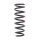 Suspension Spring rear axle coil spring Ø 109 mm KYB for TOYOTA AVENSIS