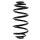 Suspension Spring rear axle coil spring Ø 141 mm KYB for e.g. OPEL ASTRA