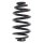 Suspension Spring rear coil spring Ø 158 mm KYB for e.g. VW TRANSPORTER