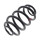 Suspension Spring rear coil spring Ø 127 mm KYB for RENAULT CLIO