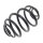 Suspension Spring rear coil spring Ø 160 mm KYB for e.g. DAEWOO LANOS