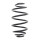 Suspension Spring rear coil spring Ø 147 mm KYB for e.g. OPEL ASTRA