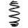 Rear Suspension Spring Coil Spring Ø 144 mm KYB for OPEL VECTRA