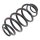 Suspension Spring rear coil spring Ø 140 mm KYB for e.g. OPEL ZAFIRA