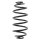 Rear Suspension Spring Coil Spring Ø 146 mm KYB for OPEL ASTRA