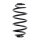 Suspension Spring rear coil spring Ø 142 mm KYB for OPEL MERIVA