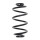 Suspension Spring rear coil spring Ø 131 mm KYB for e.g. AUDI A6