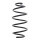Suspension Spring rear coil spring Ø 138 mm KYB for e.g. OPEL ASTRA